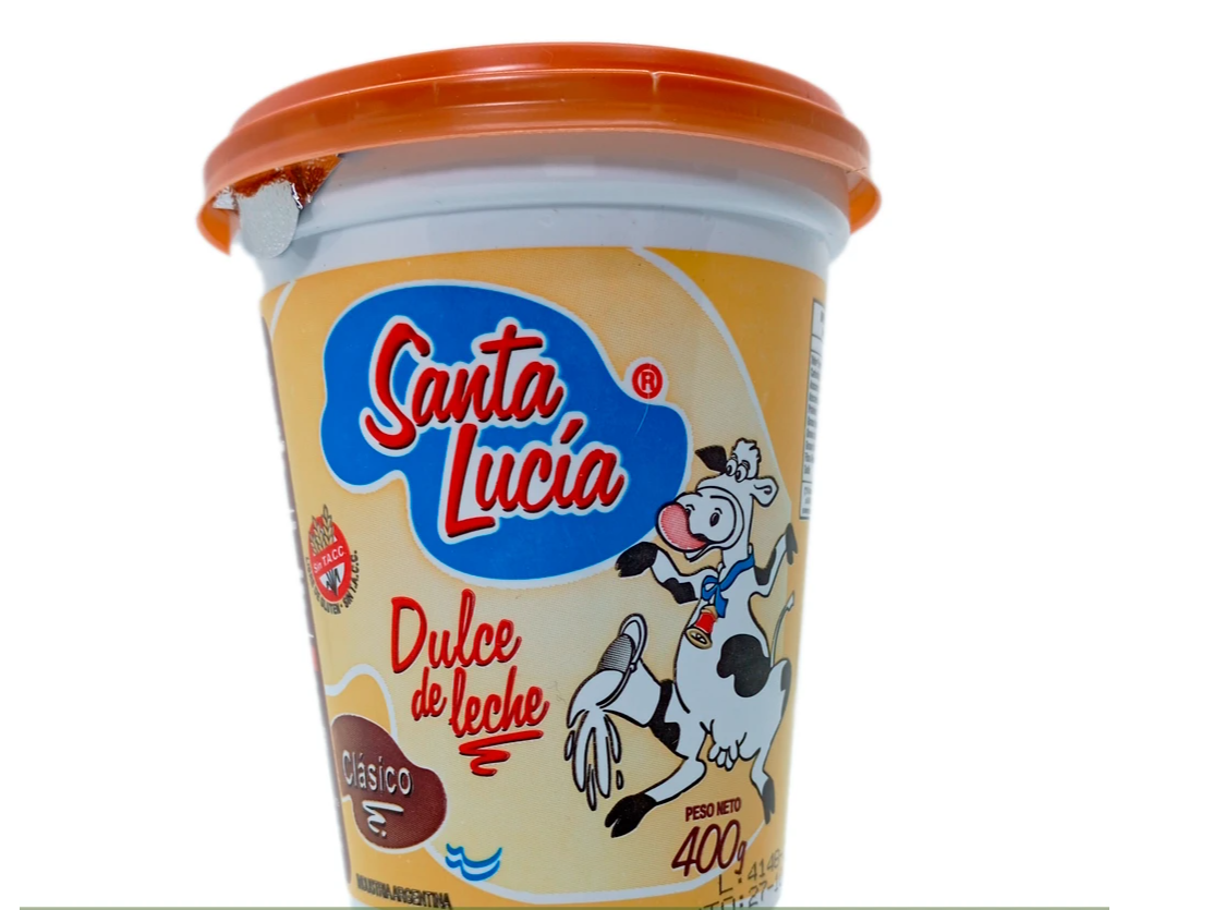 Dulce de leche Clásico Santa Lucia x 400 g. agroecologico