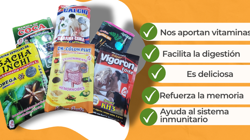 Suplementos / hierbas medicinales en sobres