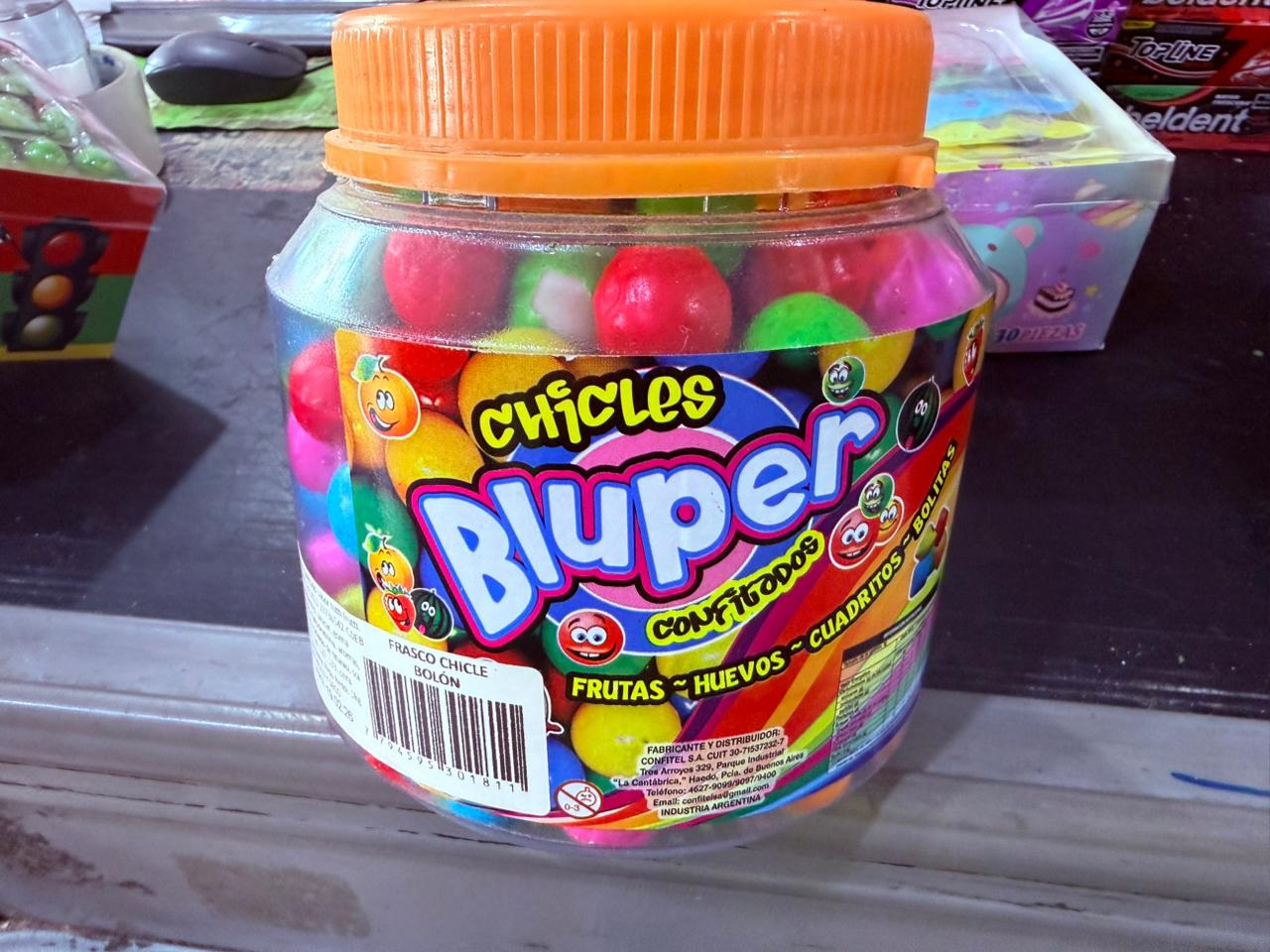 Bluper chicle confitados