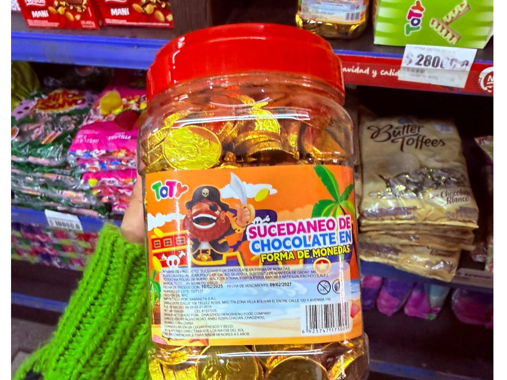 Monedas de chocolate (300und)