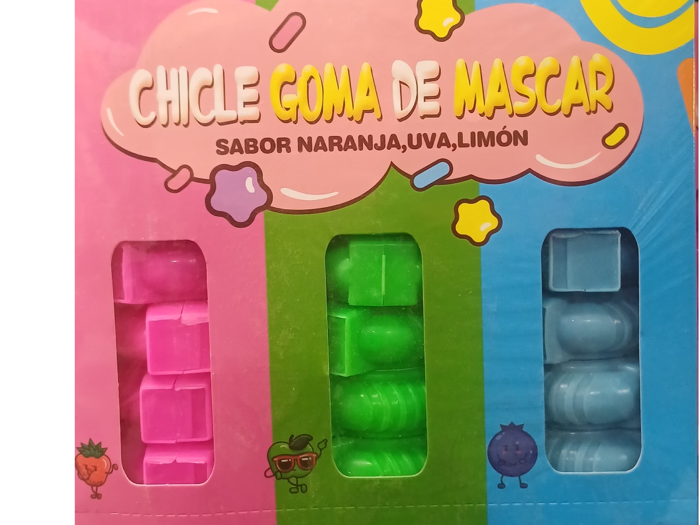 chicle goma de mascar (30 und)