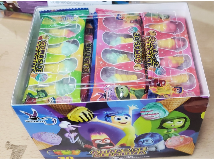 Gomas de gelatina (30 unidades)