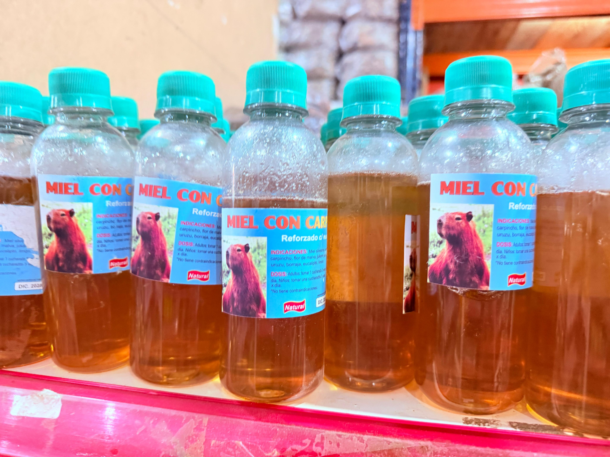 Mieliptus/ miel con aceite de carpincho