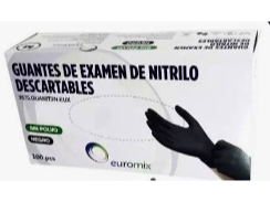 CAJA GUANTES DE NITRILO "NEGRO"