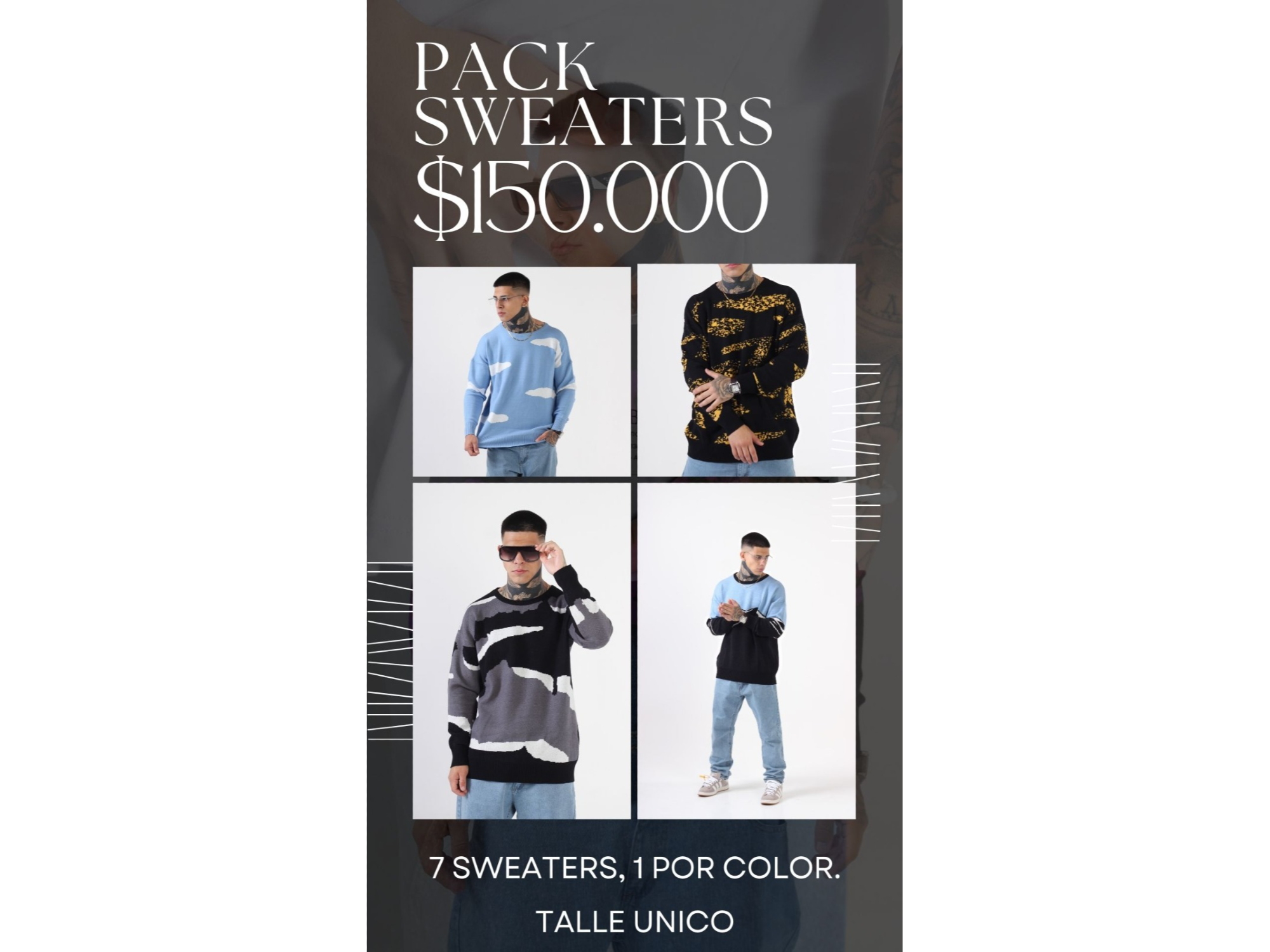 PACK SWEATERS