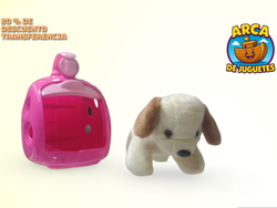 Perrito de Peluche con Canil – 10 cm – Suave y Tierno – Juguete Infantil de Compañía (Copia)