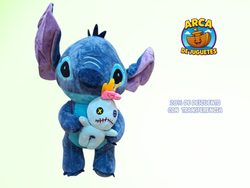 Peluche Stitch Parado 35 cm con Mascota | Súper Suave y Detallado • Disney Lilo & Stitch