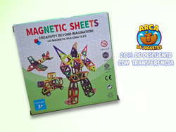 🧲 Bloques Magnéticos 72 Piezas – ¡Construí, aprendé y divertite!