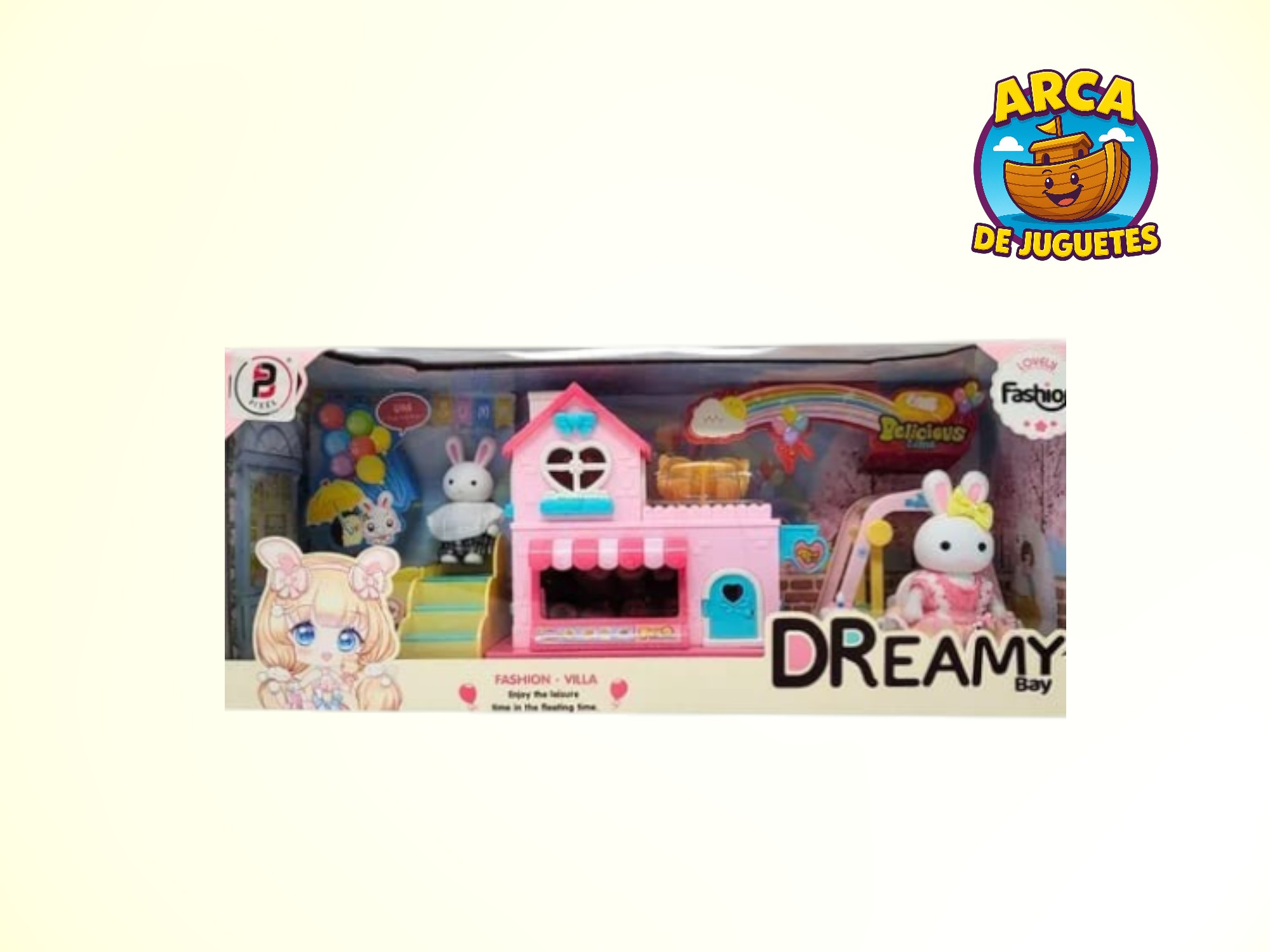 🏡✨ Casita Dreamy Bay – Juego de Conejitos con Accesorios ✨🐰