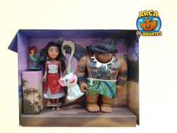 🌟 Set Moana y Maui Musicales con Luz – 23 cm 🌟