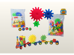 Bloques DAKI Bolsa 804 – 96 Piezas con Engranajes Giratorios