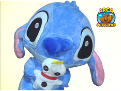 Peluche Stitch con mascota 26 cm - Muy Suave para llevar a todos lados.