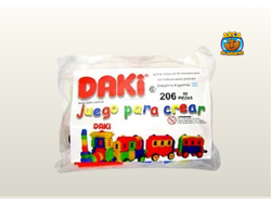 Bloques DAKI Bolsa 206 – 58 Piezas de Encastre Didácticas