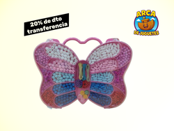 💎🦋 Set de Bijou con Estuche Mariposa – ¡Crea tus propios accesorios con estilo! 🦋💎