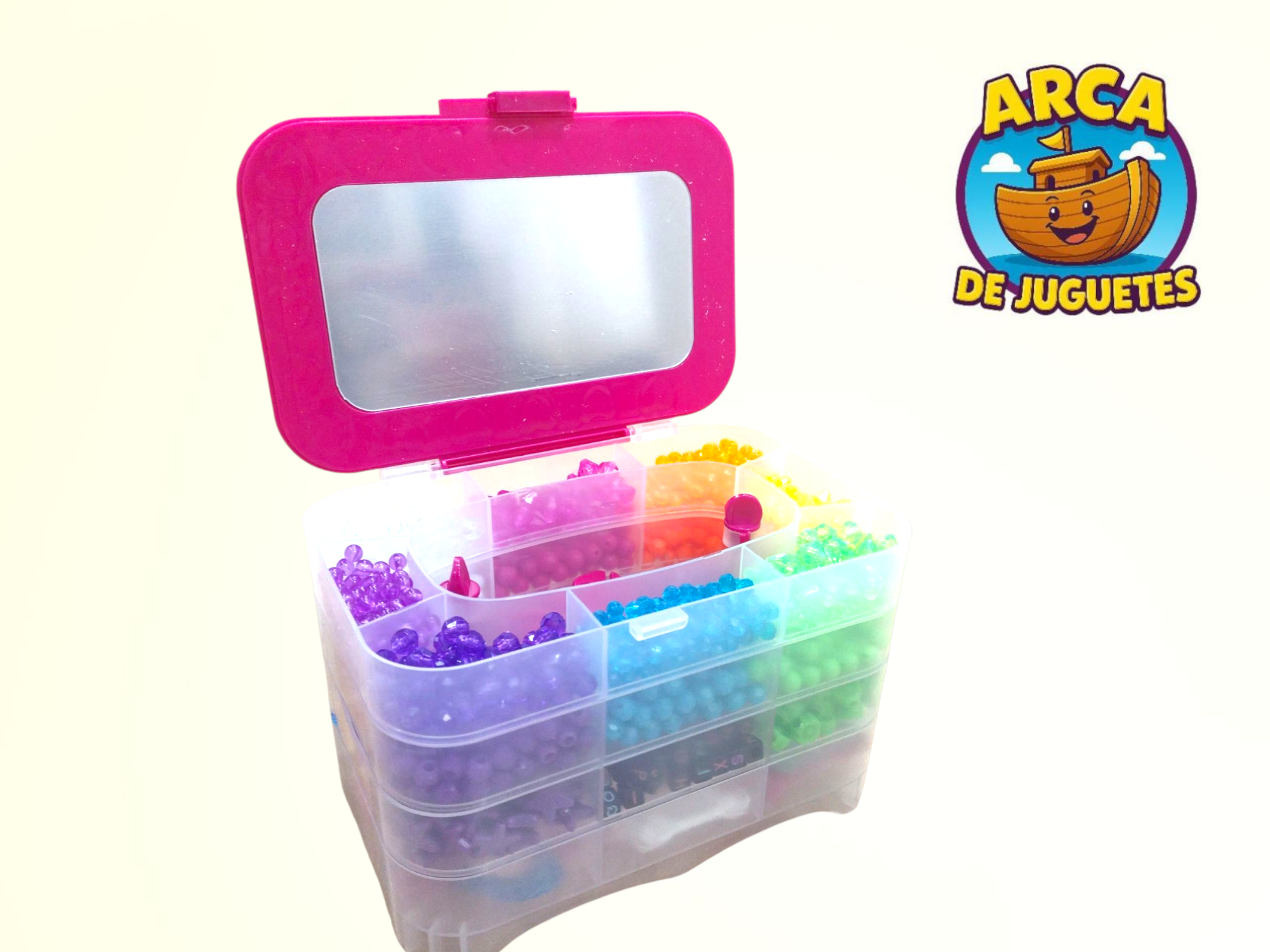 Valija de Joyas - Más de 1400 Cuentas y 4 Pisos de Diseño | Set De Creación