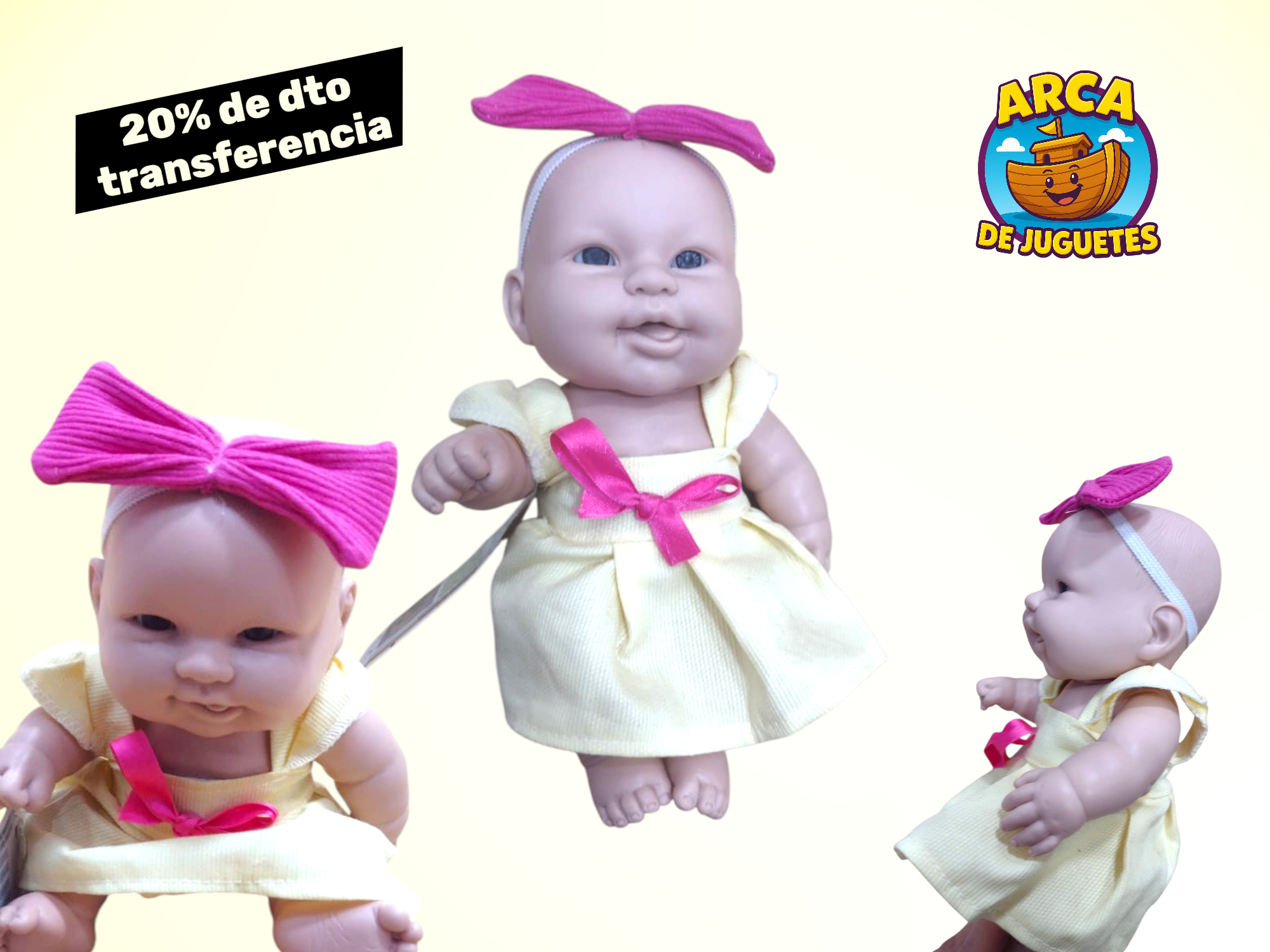 👶💖 Muñeco Bebé Tipo Realista de Goma de 23 cm – Expresiones Tiernas 💖👶