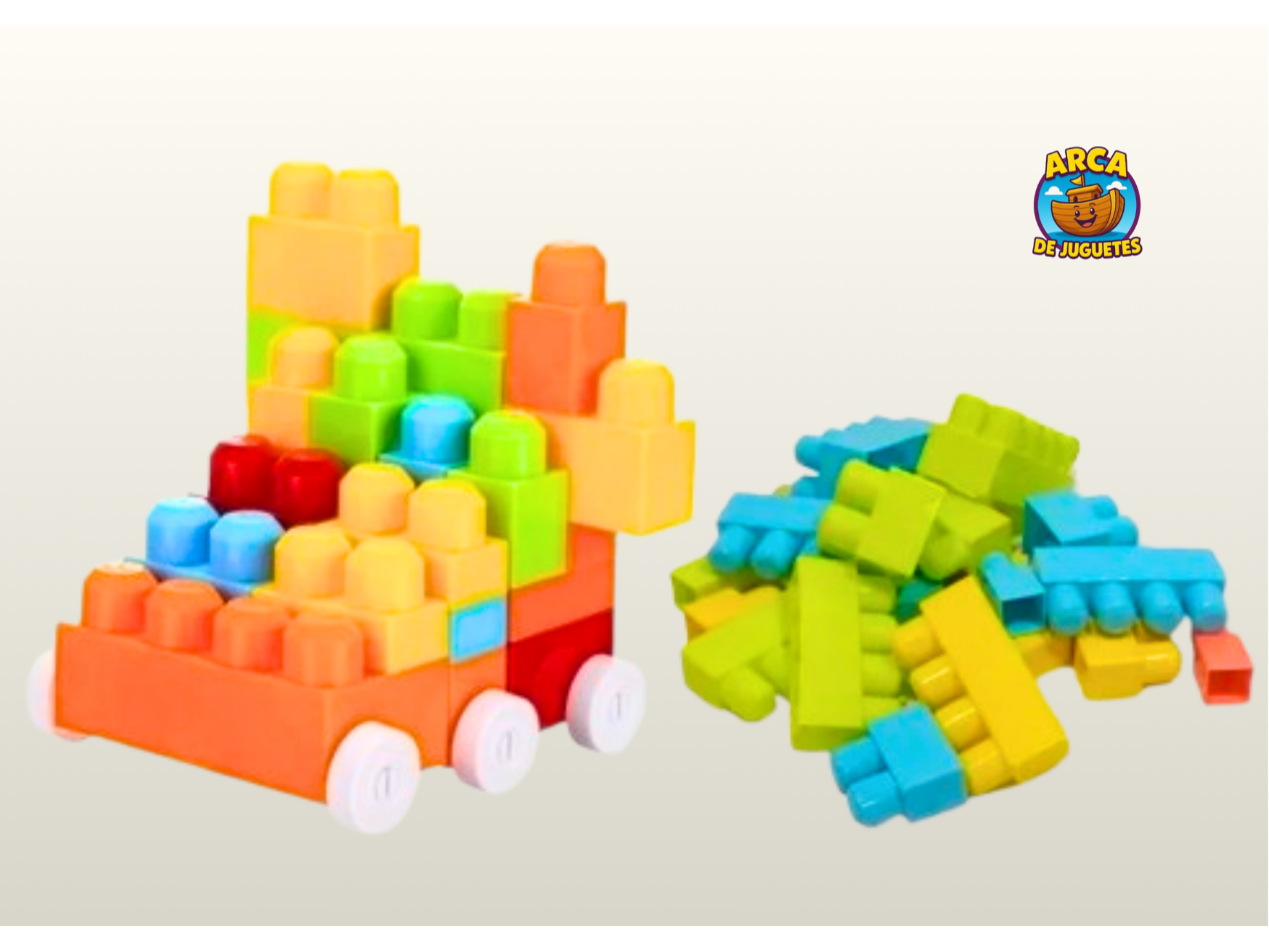 Bolsa de Bloques Duravit 42 Piezas – Juego de Construcción Didáctico Infantil