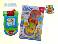 Celular para Bebé con Luces y Sonidos – Con Espejito y Tapa – Juguete Didáctico de Excelente Calidad