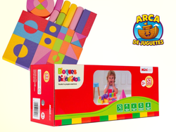 Bloques de goma Eva 52 piezas