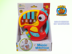 Juguete Musical para Bebé con Luz y Sonidos • Forma de Tucán • Melodías Divertidas y Sonido de Pajarito