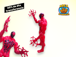 🕷️🔥 Venom Rojo (Carnage) 30 cm con Luz y Sonido – Marvel 💥
