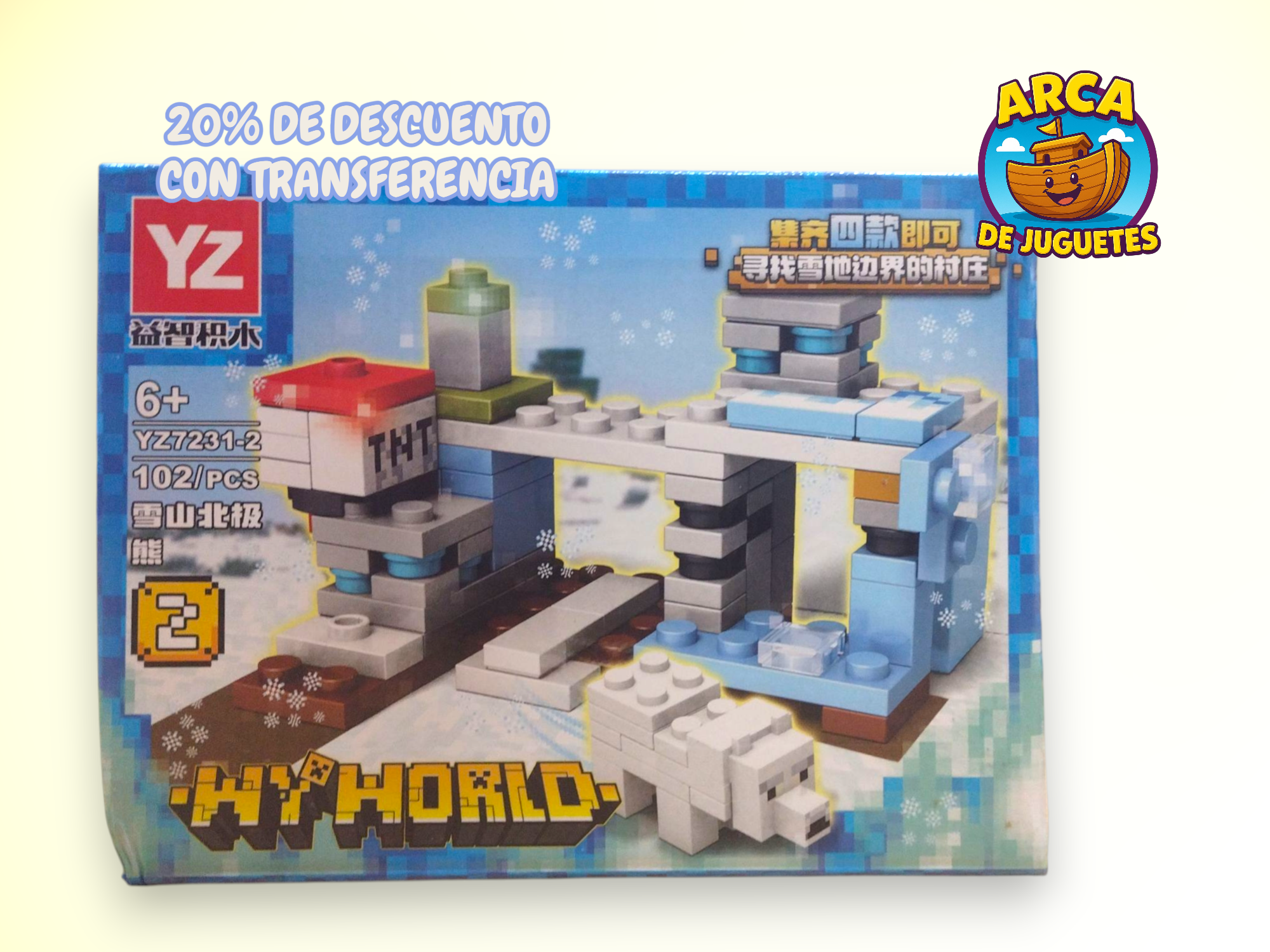 Bloques Armables Tipo Lego – Minecraft My World | Construcción Creativa Compatible