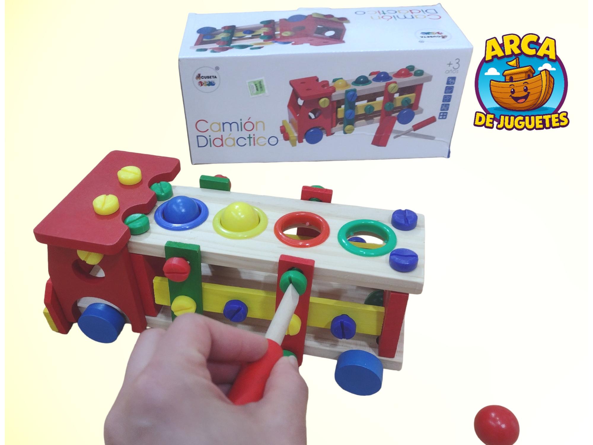 🚛 🔨 Diversión y aprendizaje en un solo juguete.🧠