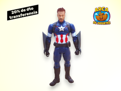 🛡️🇺🇸 Capitán América 30 cm con Luz y Sonido – Versión Wakanda 🌍✨