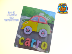 Rompecabezas de Madera 16x16 cm | 5 a 7 Piezas | Didáctico y Resistente | Varios Diseños