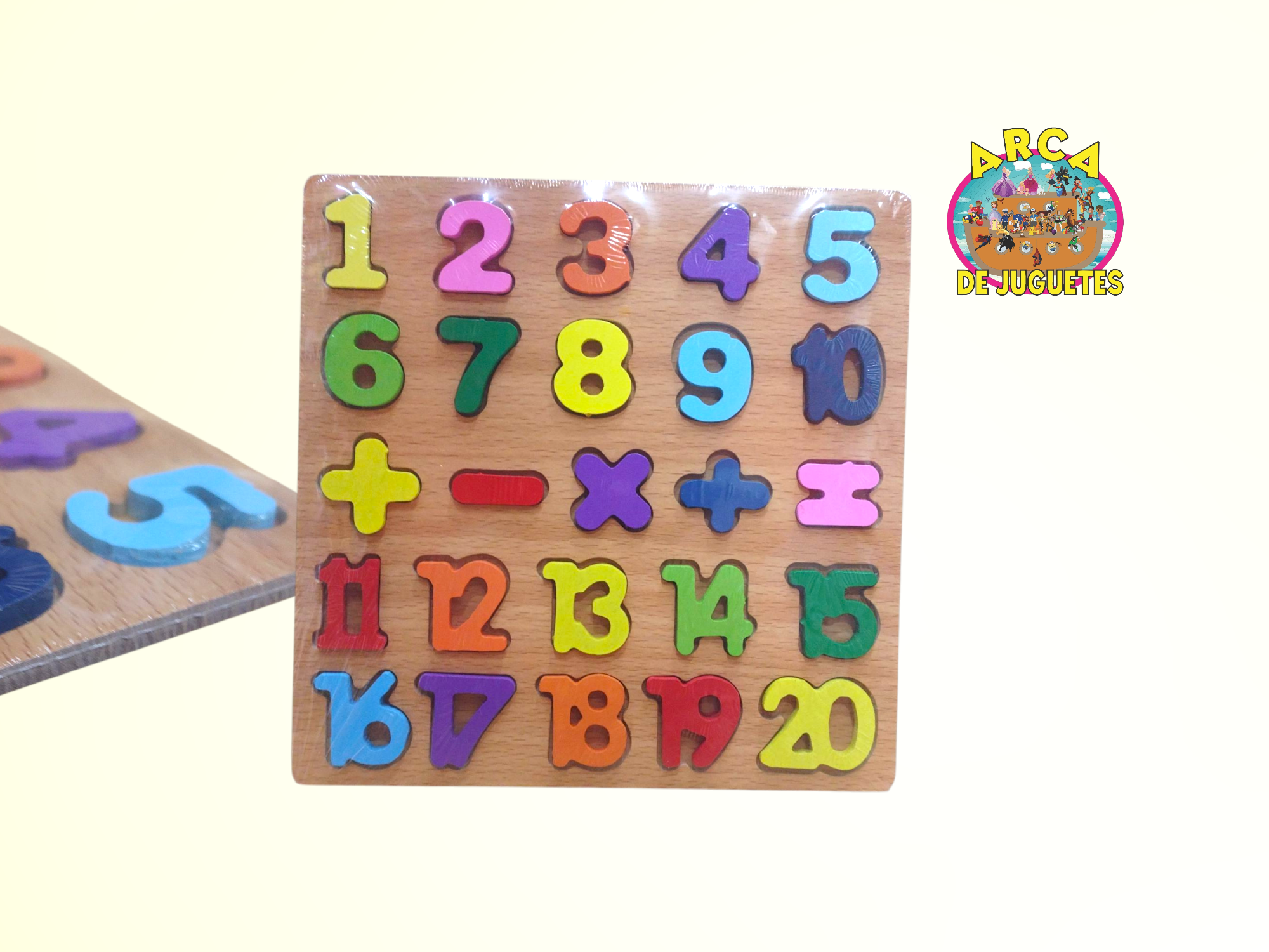 Encastre de números del 1 al 20