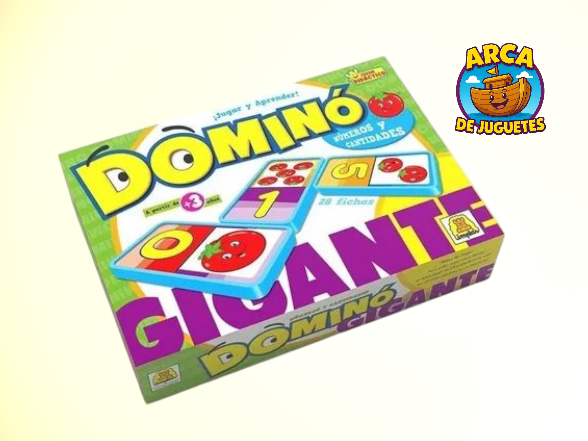 Dominó Gigante de números y cantidades