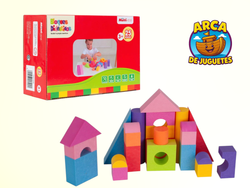 Bloques de goma Eva 25 piezas