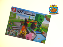 Bloques tipo Lego Minecraft 200/210 Piezas – Construcción Creativa 4 en 1 – Set Coleccionable Compatible