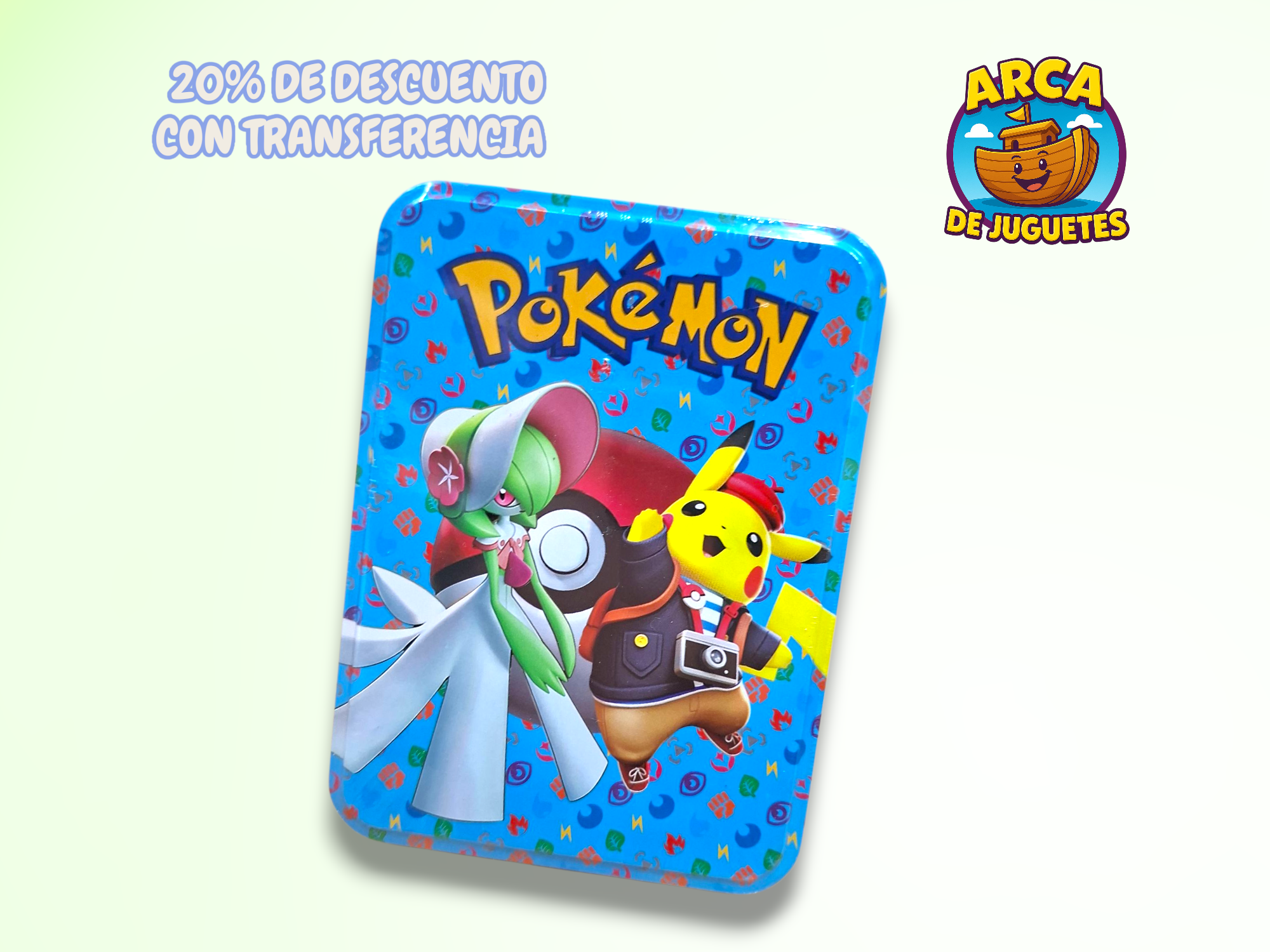 Cartas Pokémon Originales en Lata Coleccionable – Estuche Metálico con Cartas Exclusivas