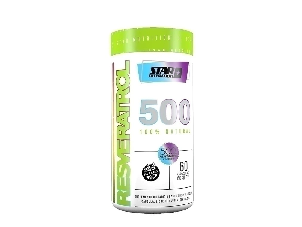 RESVERATROL 500 X 60 CAPS - STAR NUTRITION