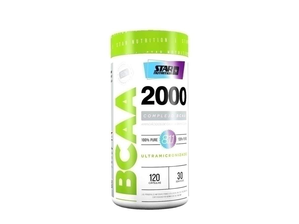 BCAA 2000 X 120 CAPS - STAR NUTRITION