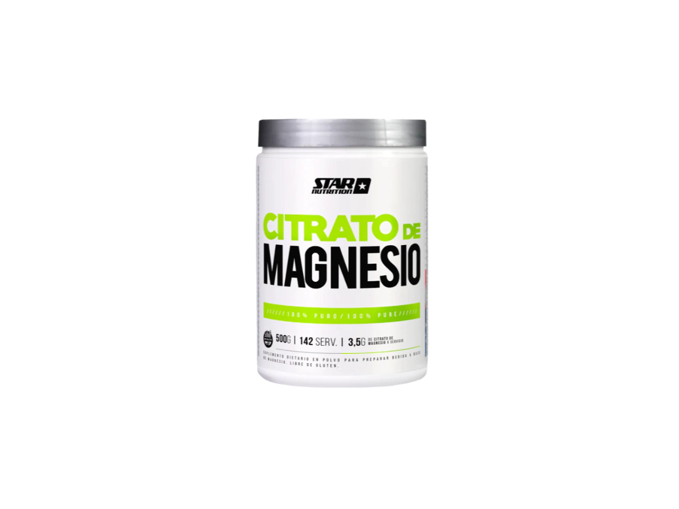 CITRATO DE MAGNESIO 500GRS - STAR NUTRITION