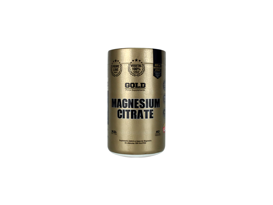 CITRATO DE MAGNESIO 60 CAPS - GOLD NUTRITION