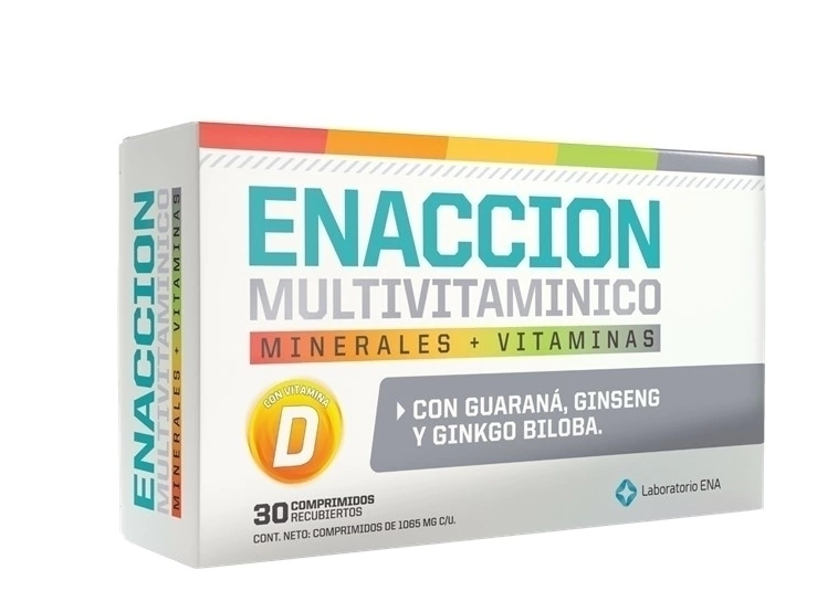 MULTIVITAMINICO ENACCION ENA - 30 COMPRIMIDOS