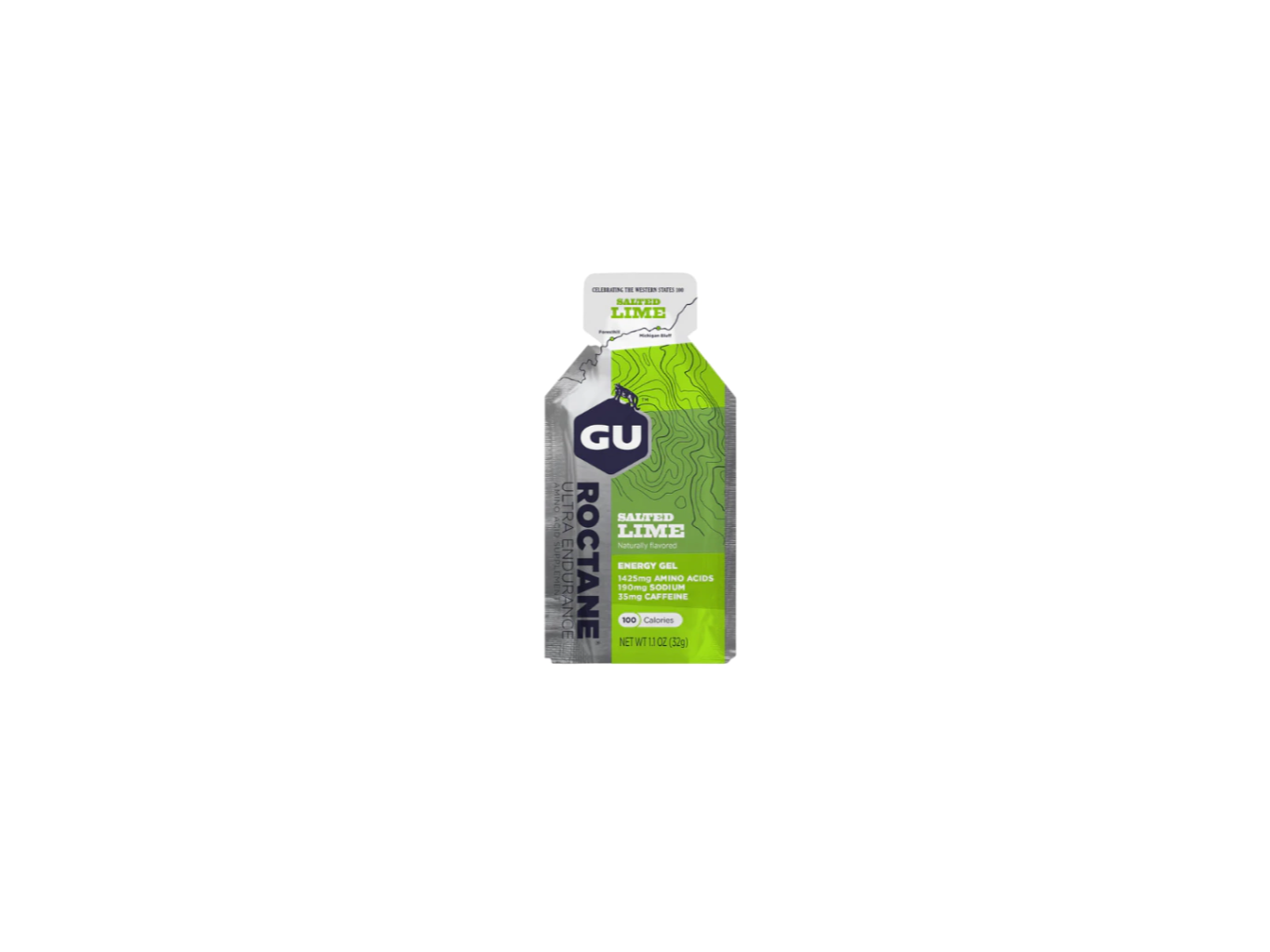 GEL ROCTANE SALTED LIME GU - 32 GR