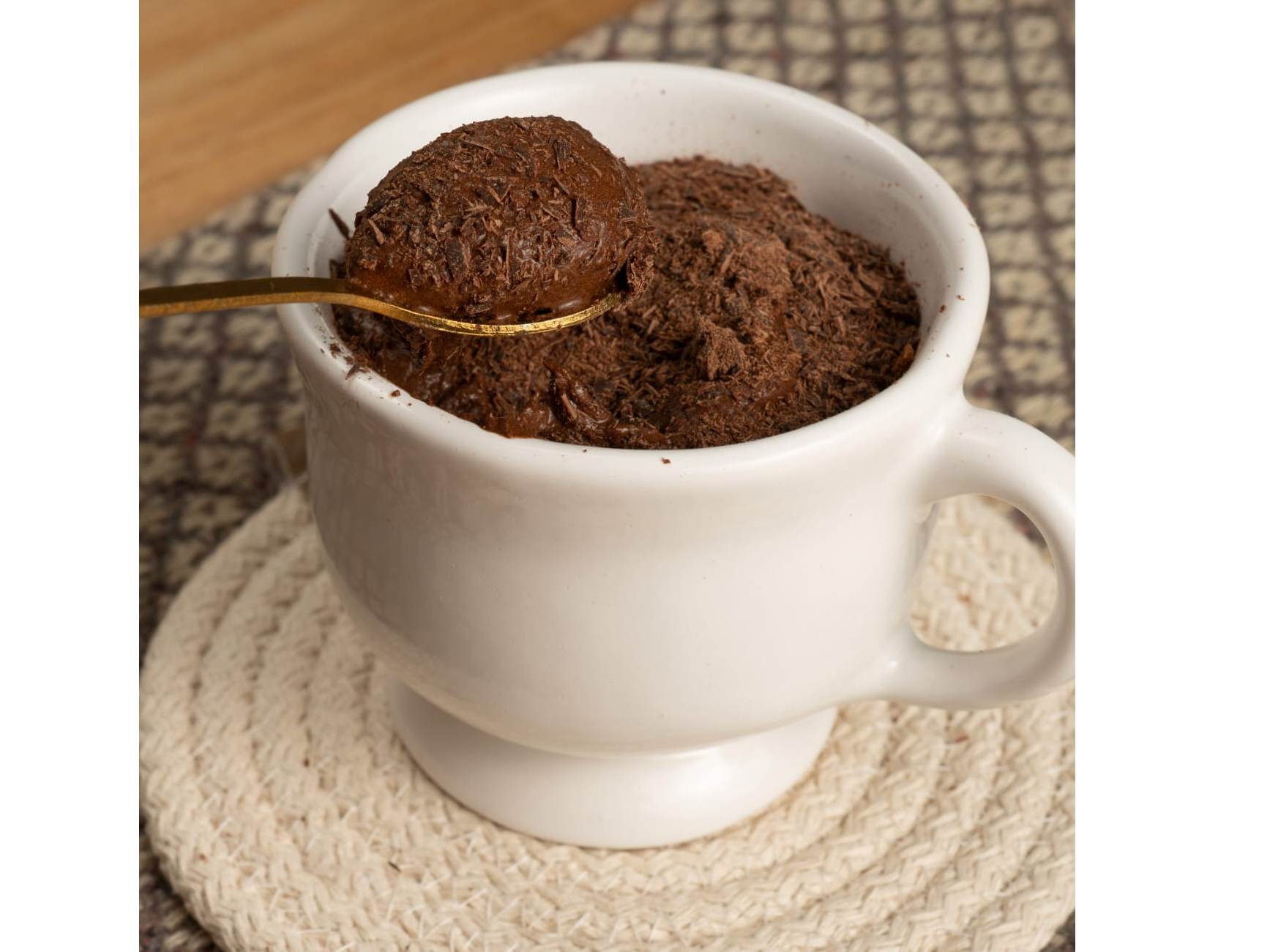 Mousse chocolate al 70%