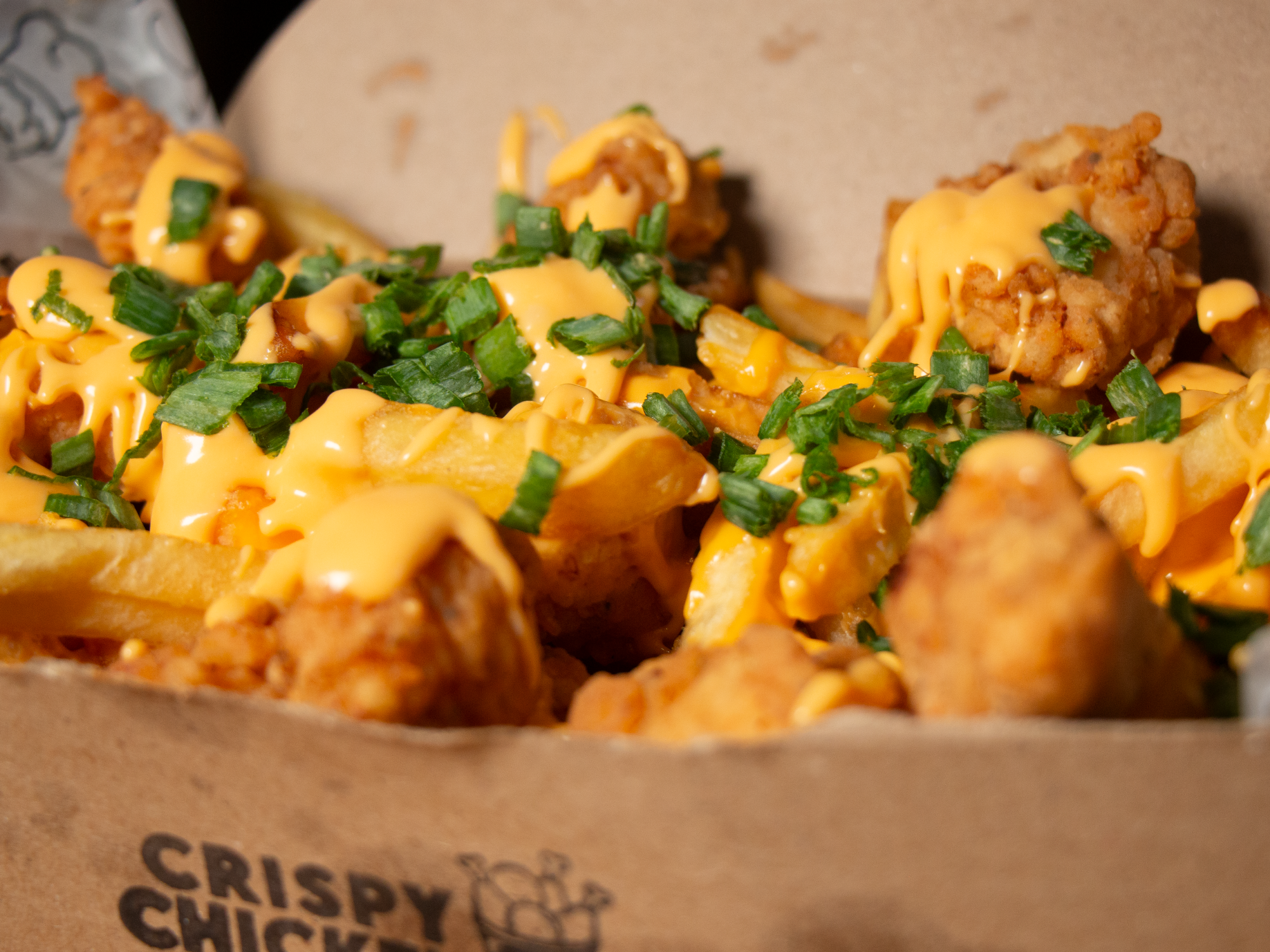 2 x PAPOP  + CHEDDAR + CEBOLLA DE VERDEO MEDIANO