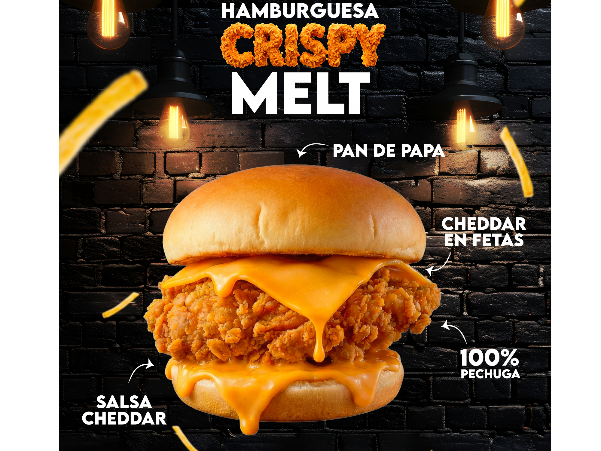 Hamburgesa  Crispy Melt