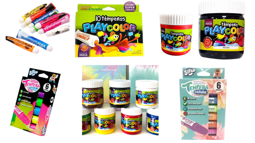 TEMPERA , POTE, POMITO ,EN BARRA