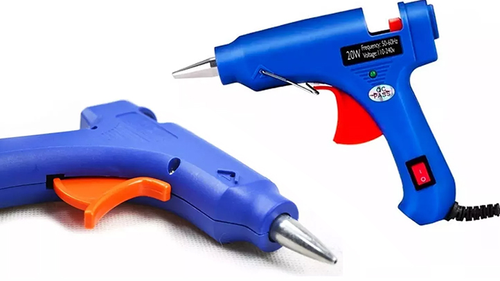 PISTOLA SILICONA Y REPUESTOS