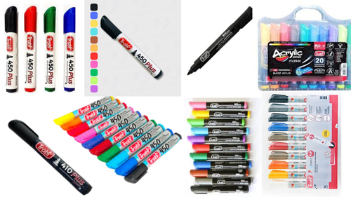 MARCADORES AL AGUA , PERMANENTE, PARA PIZARRA