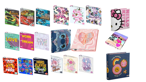 CARPETAS 3X40 ESCOLAR MOTIVOS