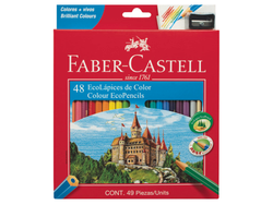 LAPIZ COLOR FABER ECOLAPIZ X48 + SACAPUNTA