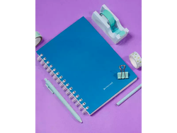 CUADERNO BP A5 T/Dura x 100 Hj. anillo doble alambre PETROLEO INTENSO