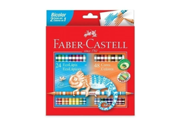 LAPIZ COLOR FABER ECOLAPIZ BICOLOR X24